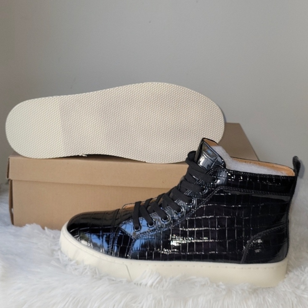 Steve Madden Men's Promoter-C Black Croco
Sneaker Boot US 13